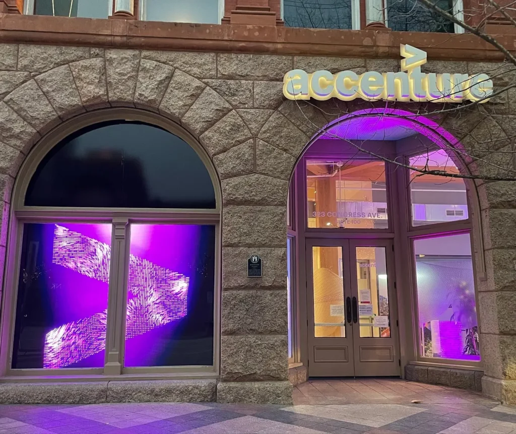 accenture office exterior designed by Highway 85
