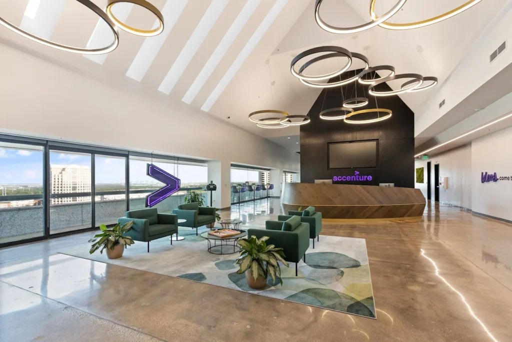 interior office transformation designed by Highway 85 Creative