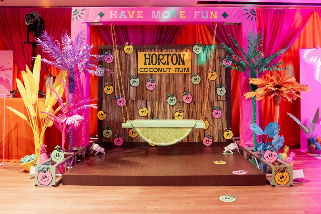 Horton booth showcasing 8 Trends redefining experiential marketing designed by Highway 85 creative