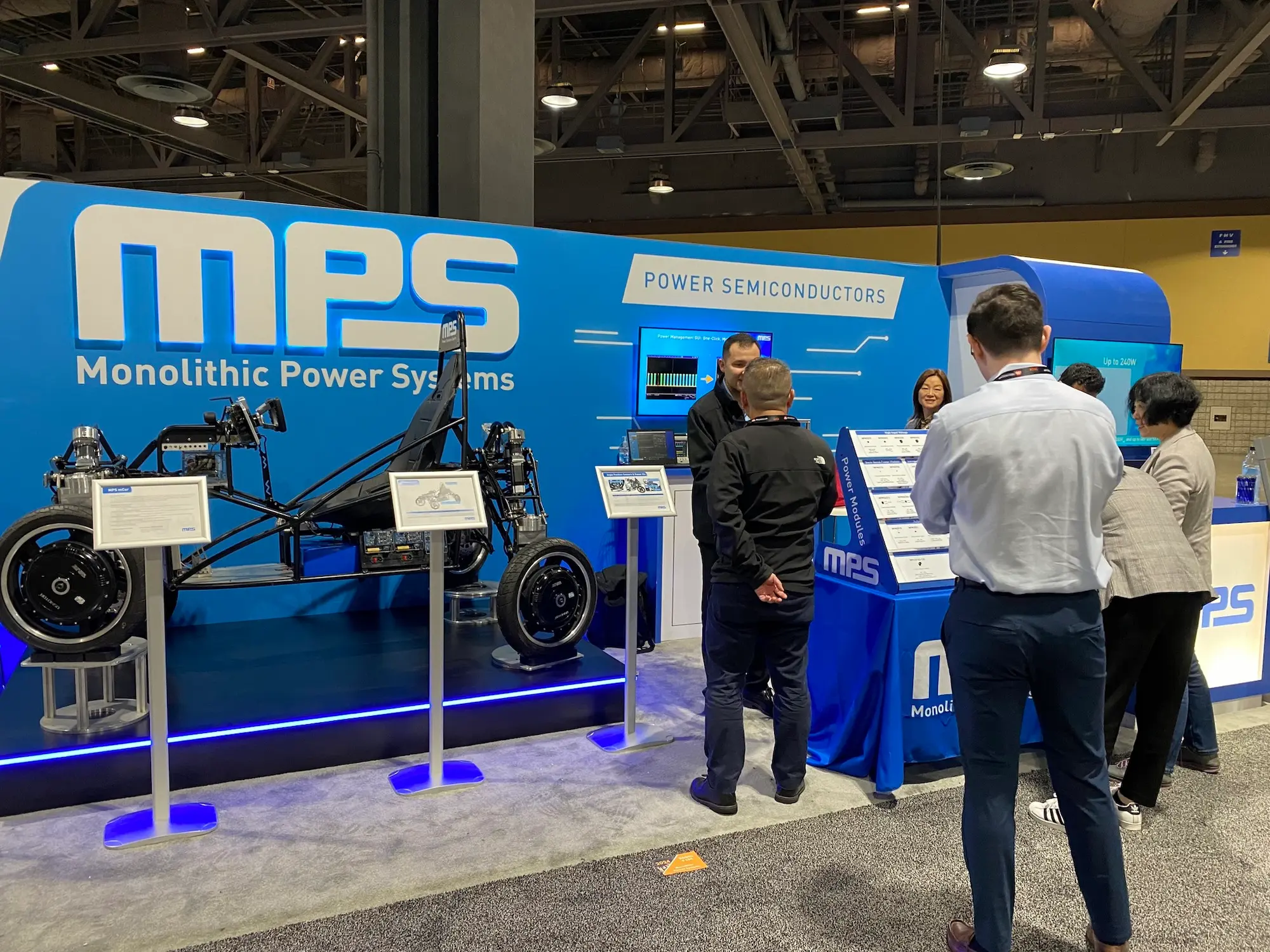 Custom trade show exhibit with bold branded graphics and structured layout showing how brand strategy shapes trade show exhibit design by Highway 85 Productions