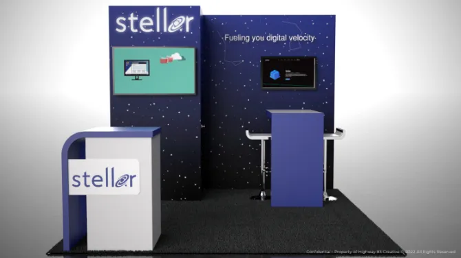 WorkArchive_Highway85_TradeShowBooths_10x10_Stellar_Render_v1